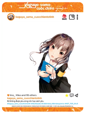 bộ kaguya-sama - cuộc chiến tỏ tình - tập 27 - tặng kèm sns card - Ảnh 3