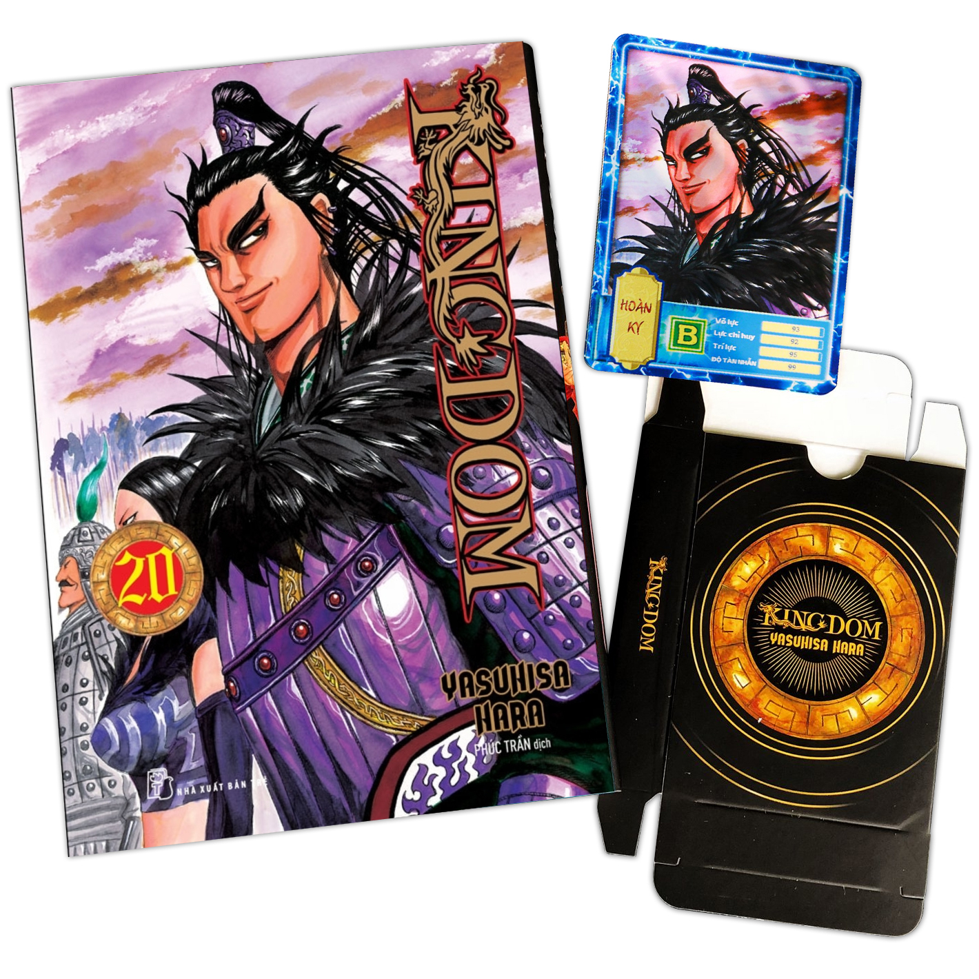 bộ kingdom - tập 20 - tặng kèm thẻ hình nhân vật + hộp đựng thẻ - Ảnh 3