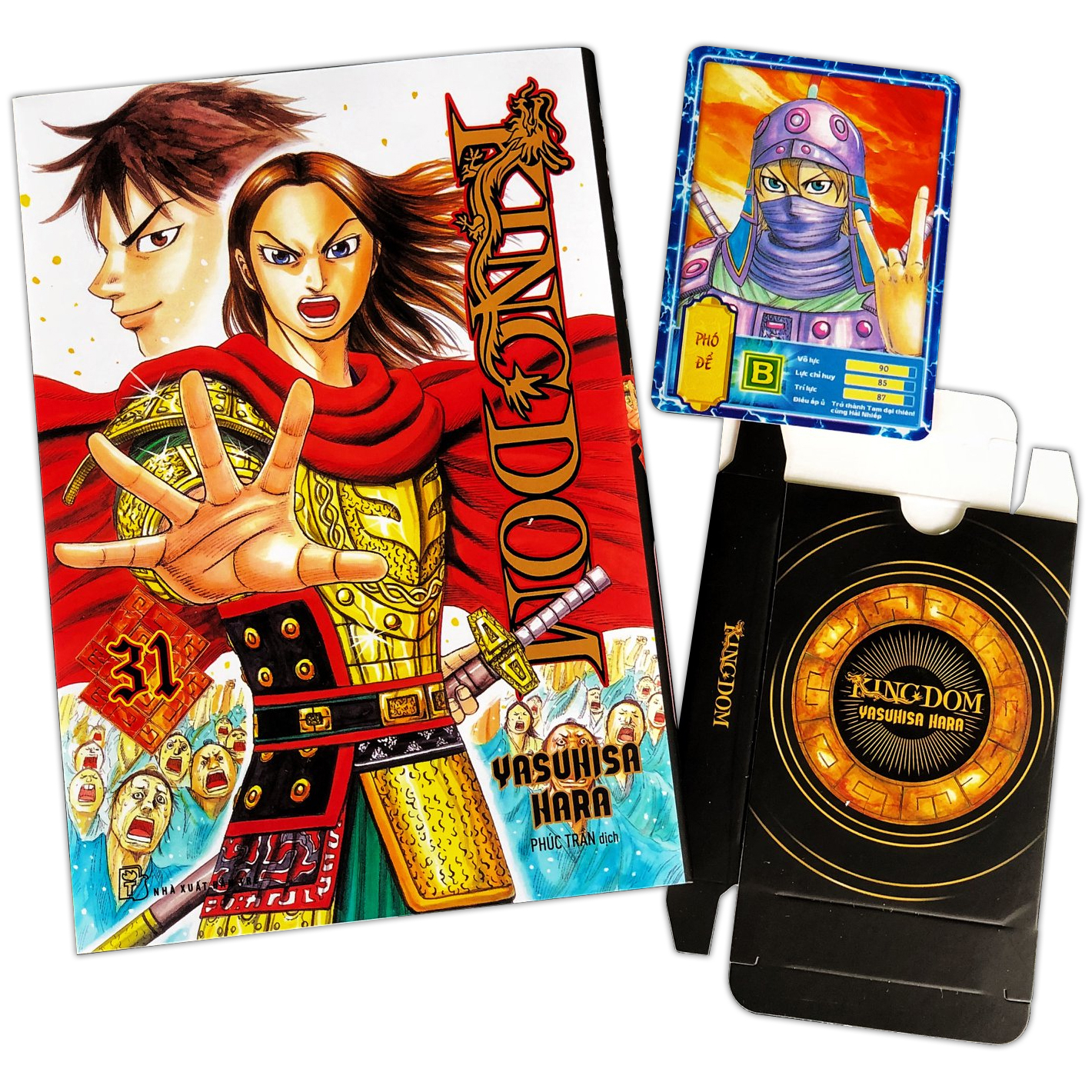 bộ kingdom - tập 31 - tặng kèm thẻ hình nhân vật + hộp giấy đựng thẻ - Ảnh 4