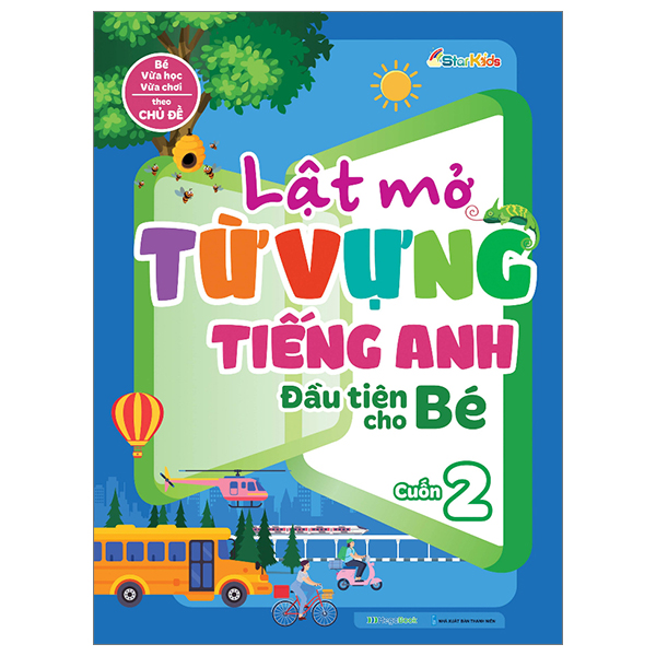 bộ lật mở từ vựng tiếng anh đầu tiên cho bé - cuốn 2