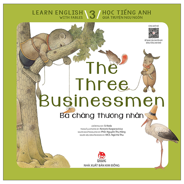 bộ learn english with fables 3- học tiếng anh qua truyện ngụ ngôn - tập 3 - the three businessmen - ba chàng thương nhân