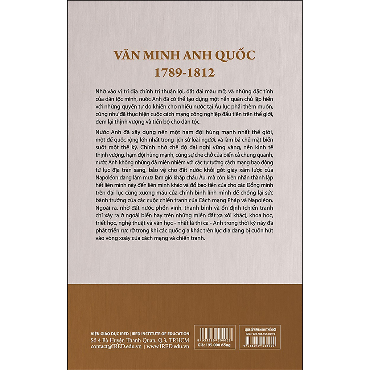 bộ lịch sử văn minh thế giới - phần xi - văn minh thời đại napoléon - tập 3: văn minh anh quốc - Ảnh 3