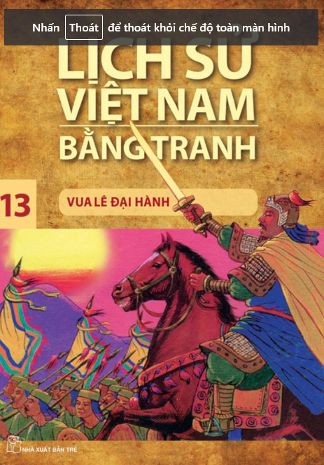 Bộ Lịch Sử Việt Nam Bằng Tranh Tập 13: Vua Lê Đại Hành - Ảnh 3