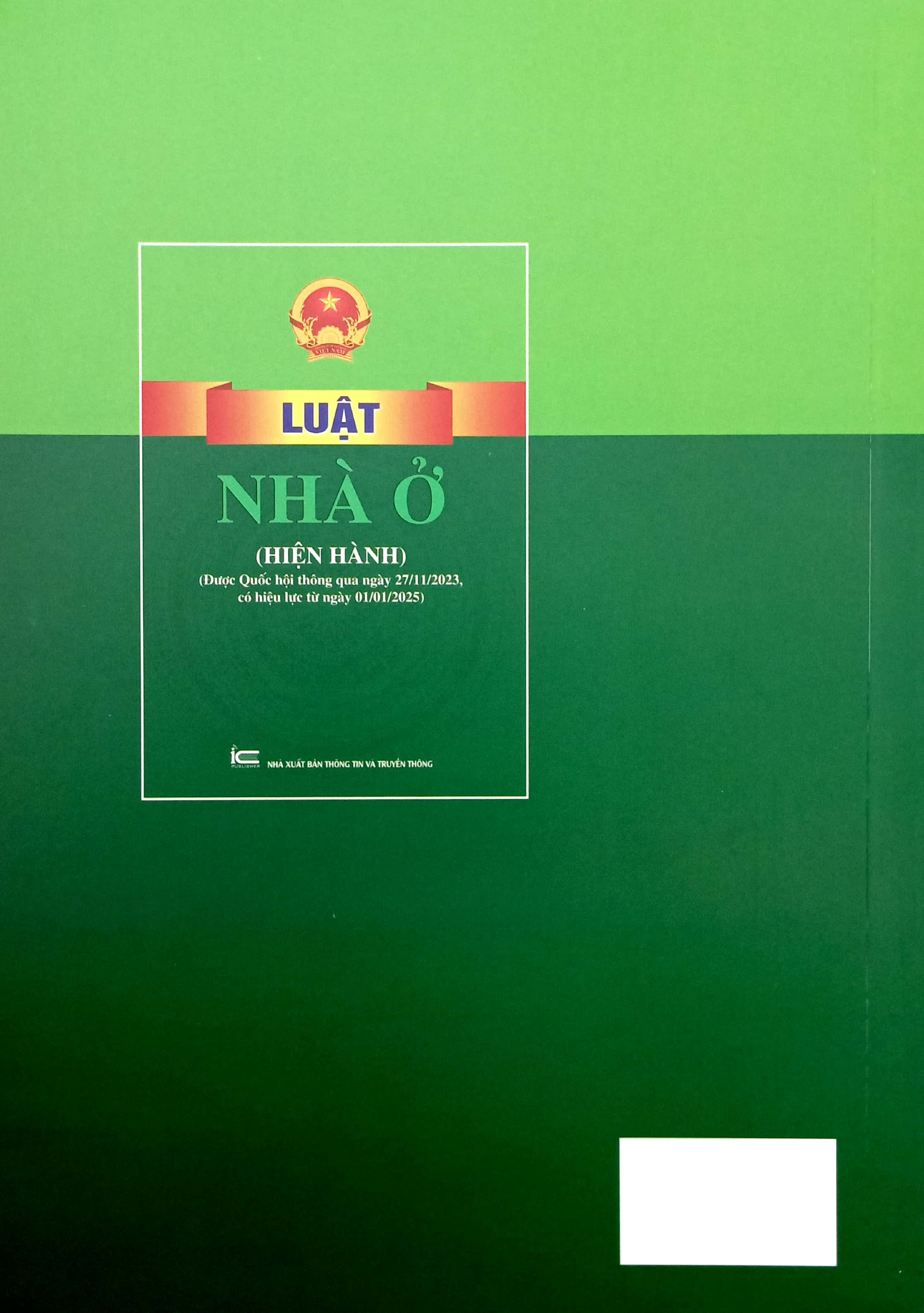 Bộ Luật Nhà Ở (Hiện Hành) (Được Quốc Hội Thông Qua Ngày 27-11-2023, Có Hiệu Lực Từ Ngày 01-01-2025) - Ảnh 7