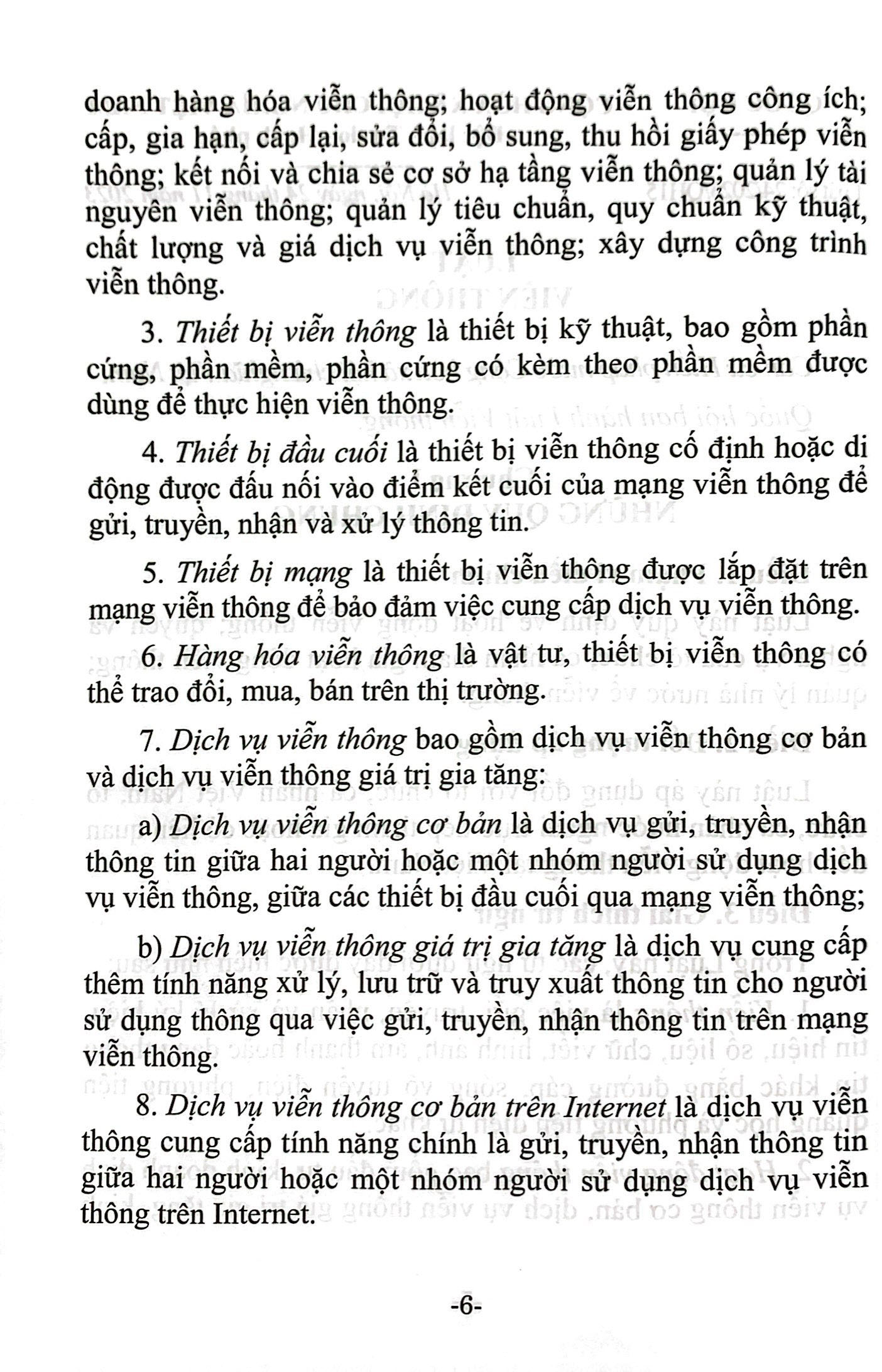 Bộ Luật Viễn Thông (Hiện Hành) (Được Quốc Hội Thông Qua Ngày 24/11/2023, Có Hiệu Lực Kể Từ Ngày 01/7/2024) - Ảnh 5