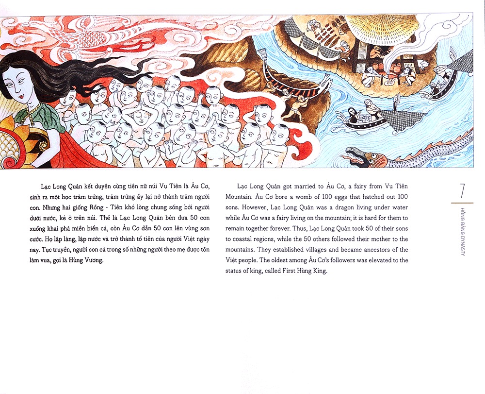 Bộ Lược Sử Nước Việt Bằng Tranh - Viet Nam - A Brief History In Pictures (Ấn Phẩm Kỉ Niệm 60 Năm Thành Lập NXB Kim Đồng) - Bìa Cứng - Ảnh 6