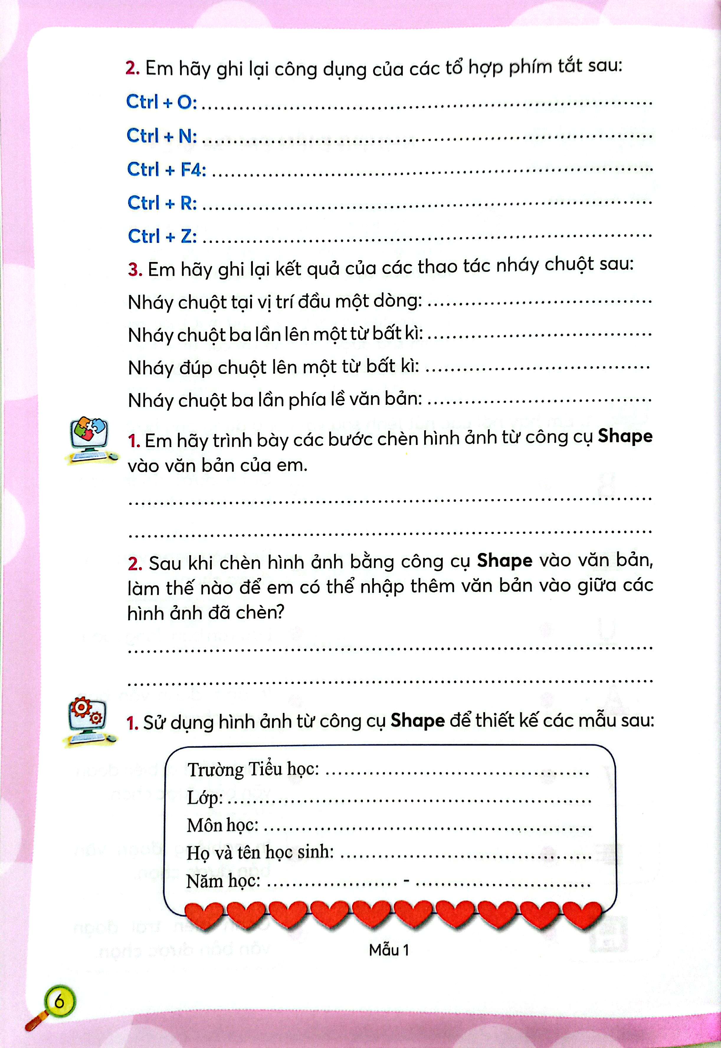 Bo
						
										
										Luyen Tap Tin Hoc 4 - Tap 1 - Ảnh 6