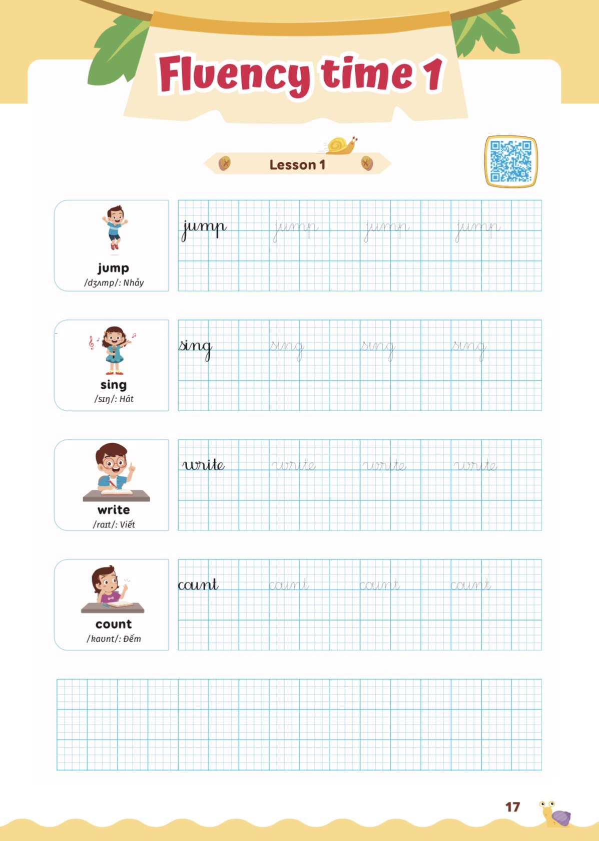 bộ luyện viết chữ đẹp từ vựng tiếng anh family and friends - national edition 1 - Ảnh 7
