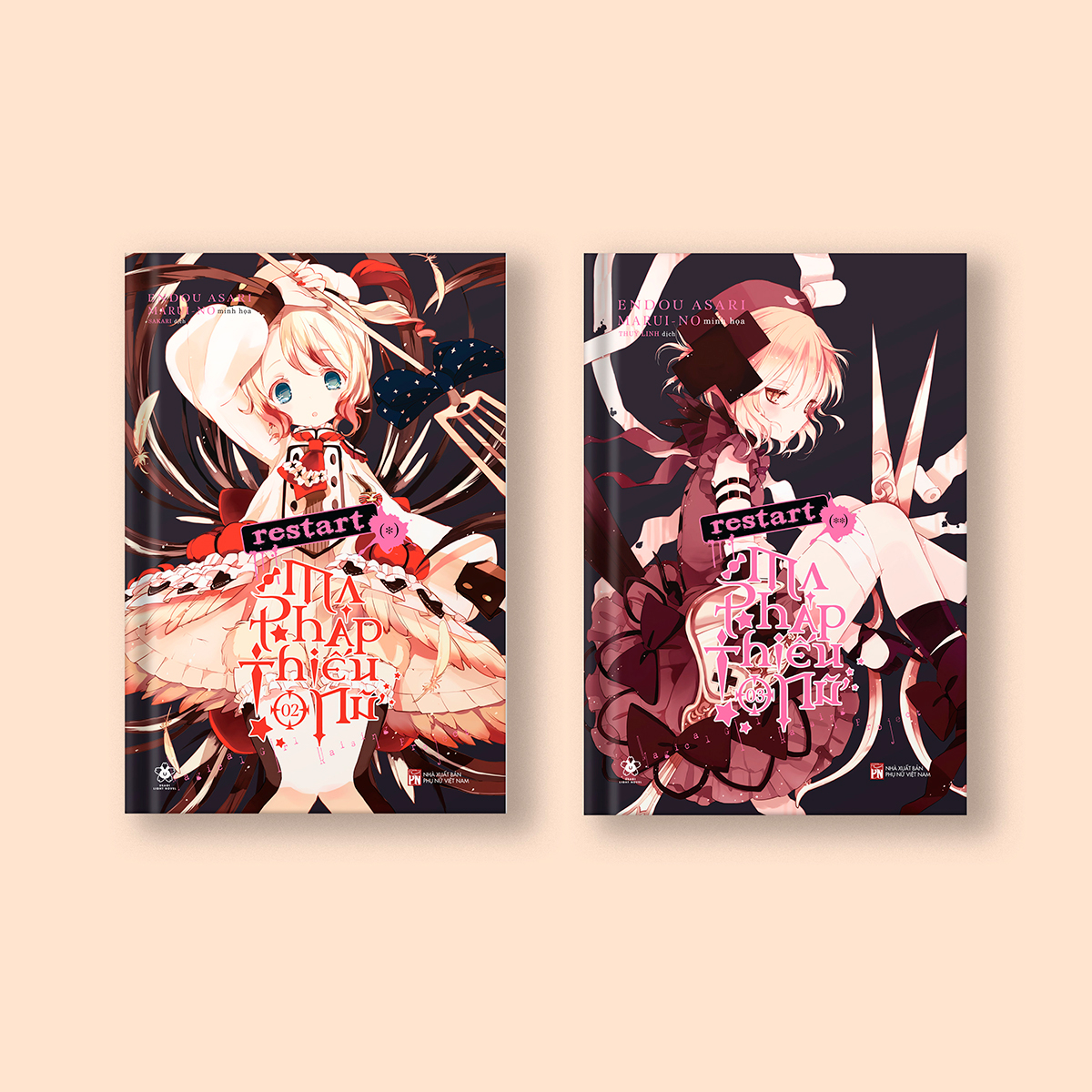 bộ ma pháp thiếu nữ - tập 2 + tập 3 - tặng kèm 2 bookmark nhân vật + 2 postcard - Ảnh 2