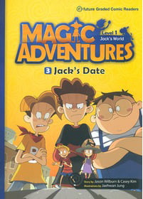 bộ magic adventures - graded comic readers: level 1-3: jack's date + acd