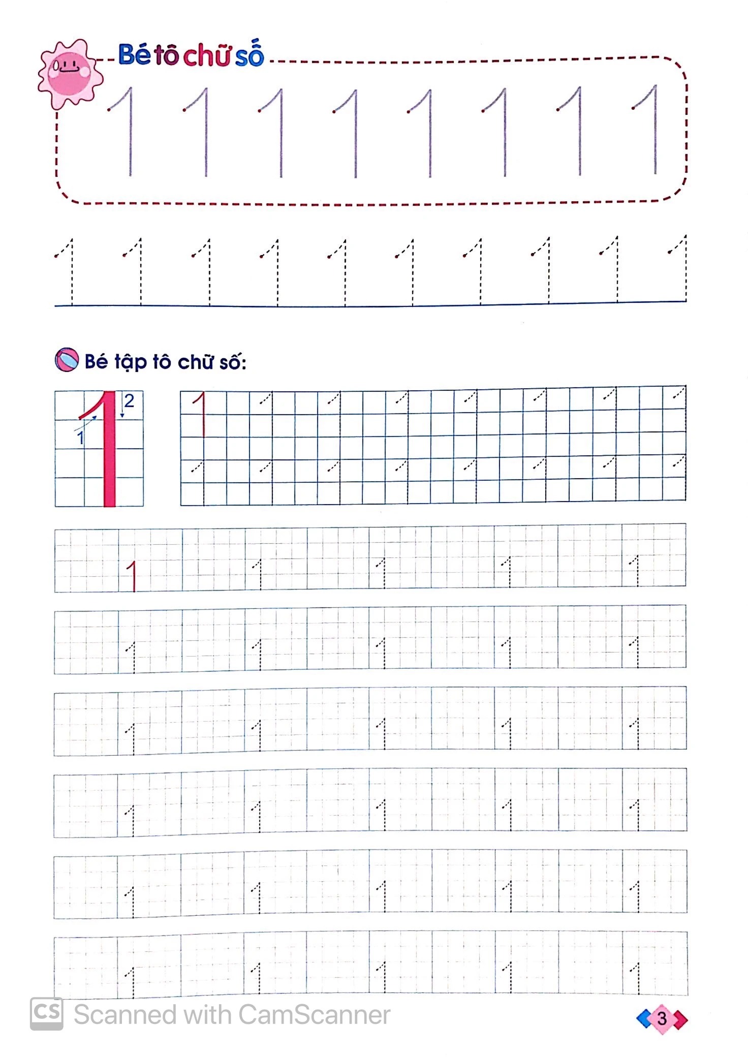 Bộ Mai Em Vào Lớp 1 - Vở Tập Tô Chữ Số (Dành Cho Trẻ 5-6 Tuổi) (Tái Bản 2026) - Ảnh 3