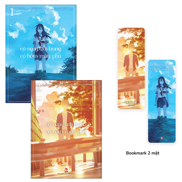 bộ manga có ngày trời trong, có hôm mây phủ - tập 1 + tập 2 (bộ 2 tập) - tặng kèm bookmark nhựa 2 mặt