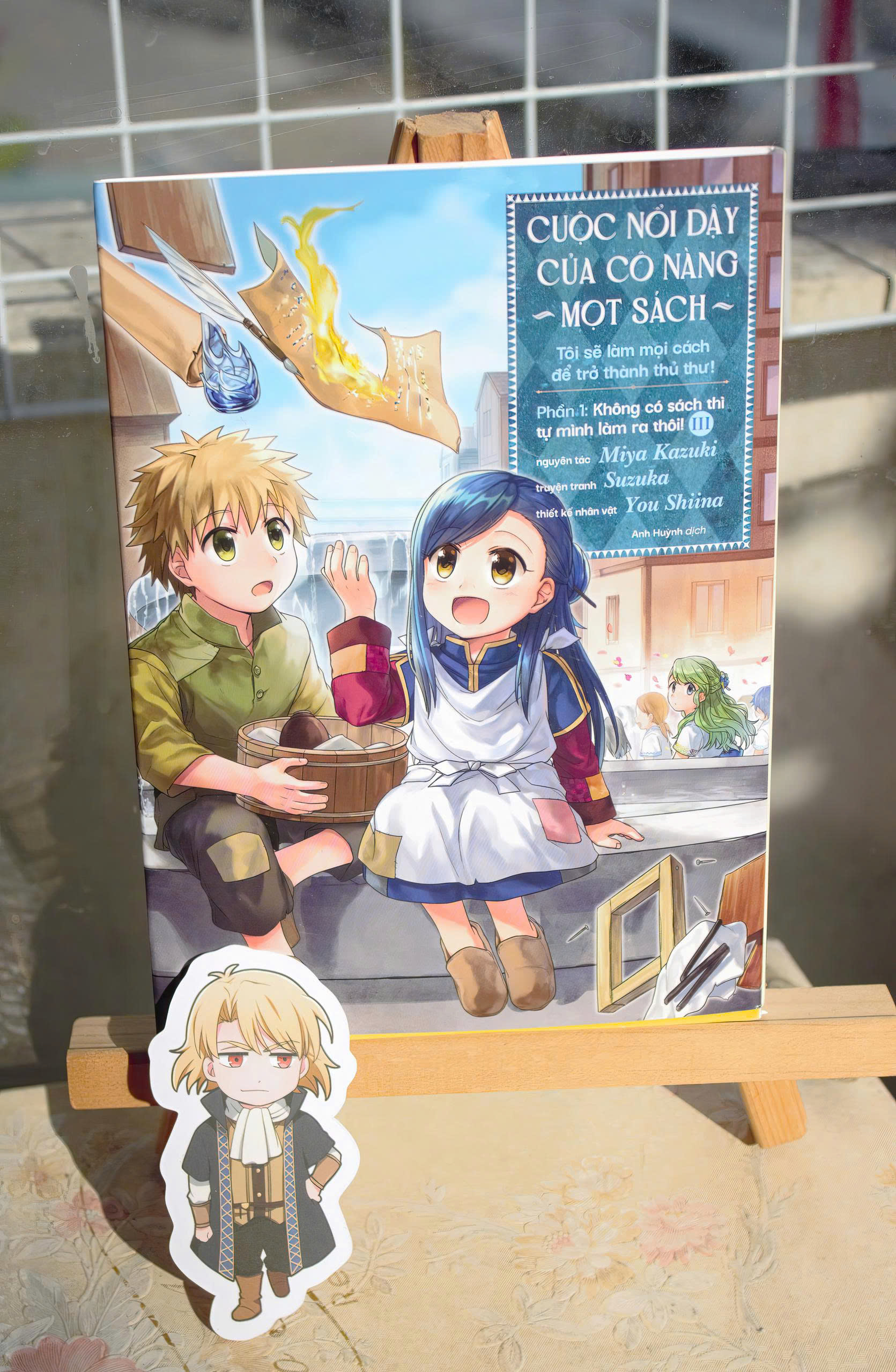 Bộ
						
										
										[Manga] Cuộc Nổi Dậy Của Cô Nàng Mọt Sách - Tôi Sẽ Làm Mọi Cách Để Trở Thành Thủ Thư - Phần 1 - Không Có Sách Thì Tự Mình Làm Ra Thôi! - Tập 3 - Tặng Kèm Bookmark - Ảnh 5