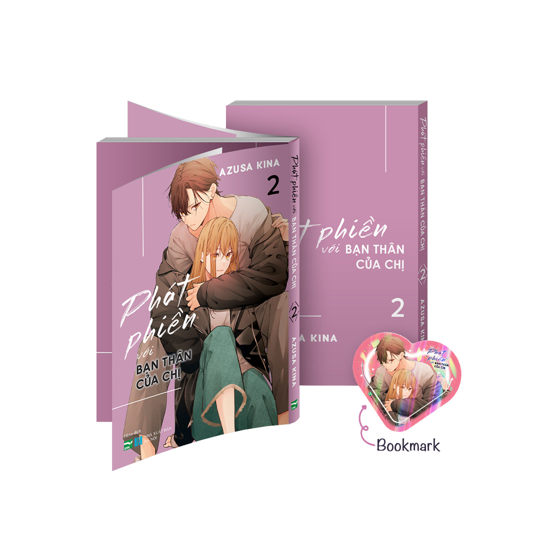 Bộ Manga - Phải Lòng Chị Của Bạn Thân - Tập 2 + Phát Phiền Với Bạn Thân Của Chị - Tập 2 (Bộ 2 Cuốn) - Bản Đặc Biệt - Tặng Kèm Door Hanger Card + Bookmark + Card Giấy - Ảnh 4