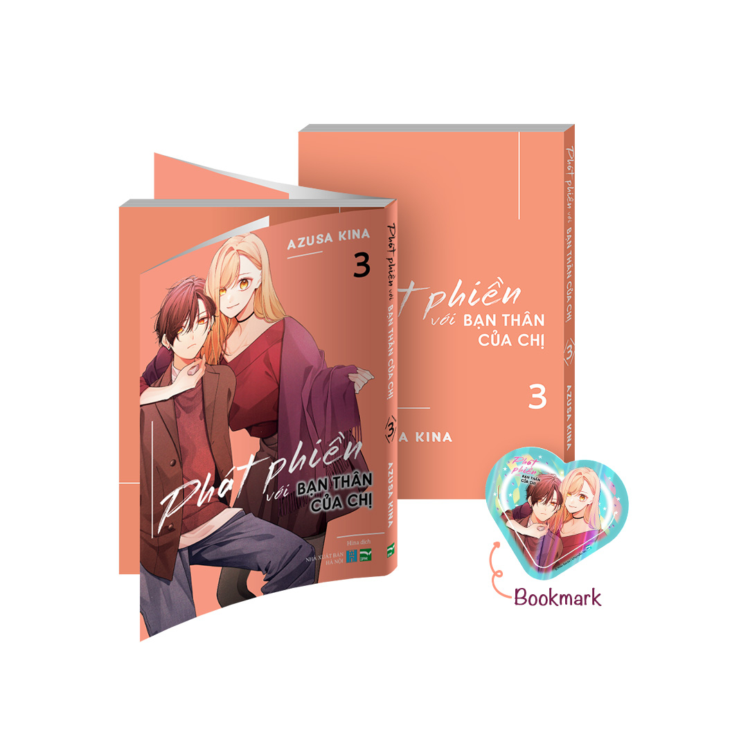 Bộ Manga - Phải Lòng Chị Của Bạn Thân - Tập 3 + Phát Phiền Với Bạn Thân Của Chị - Tập 3 (Bộ 2 Cuốn) - Bản Đặc Biệt - Tặng Kèm Door Hanger Card + Bookmark + Card Giấy - Ảnh 4