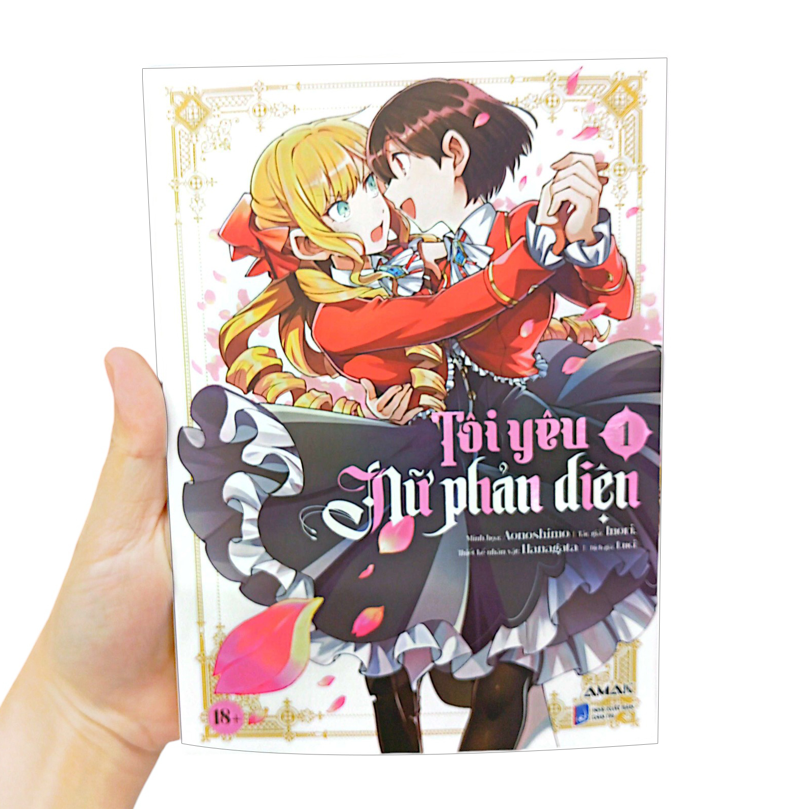 bộ [manga] tôi yêu nữ phản diện - tập 1 - tặng kèm 1 bìa áo rời phủ uv + 3 postcard hai mặt phủ nhung - Ảnh 13