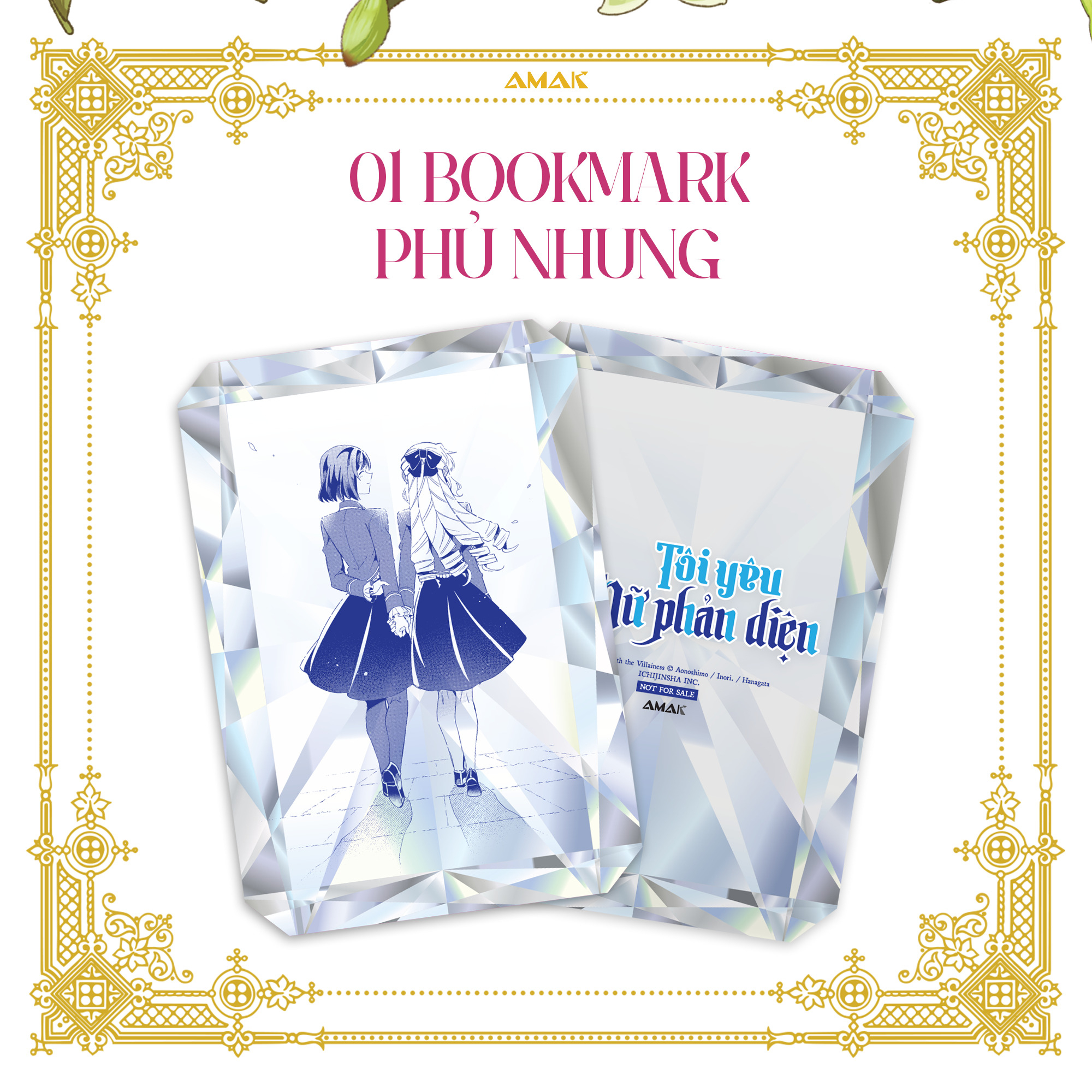 Bộ [Manga] Tôi Yêu Nữ Phản Diện - Tập 5 - Tặng Kèm Bookmark Phủ Nhung + Postcard Phủ Nhung + Pop-Up Card - Ảnh 4
