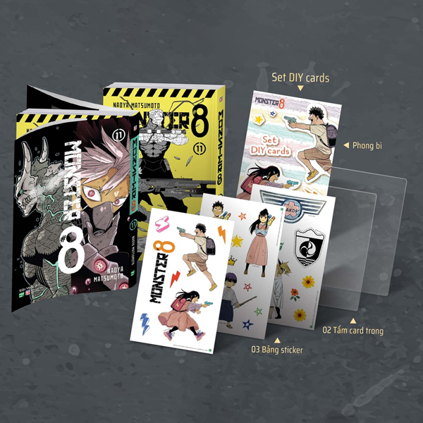 Bo
						
										
										MONSTER #8 - Tap 11 - Ban Dac Biet - Dark Ver - Tang Kem Set DIY Cards