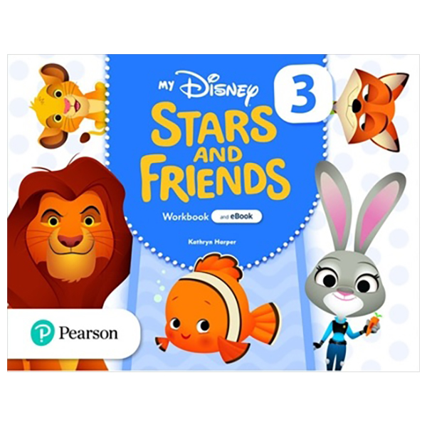 bộ my disney stars and friends level 3 workbook with ebook