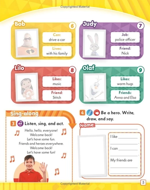 bộ my disney stars and heroes level 2 studentℹs book with ebook - Ảnh 9
