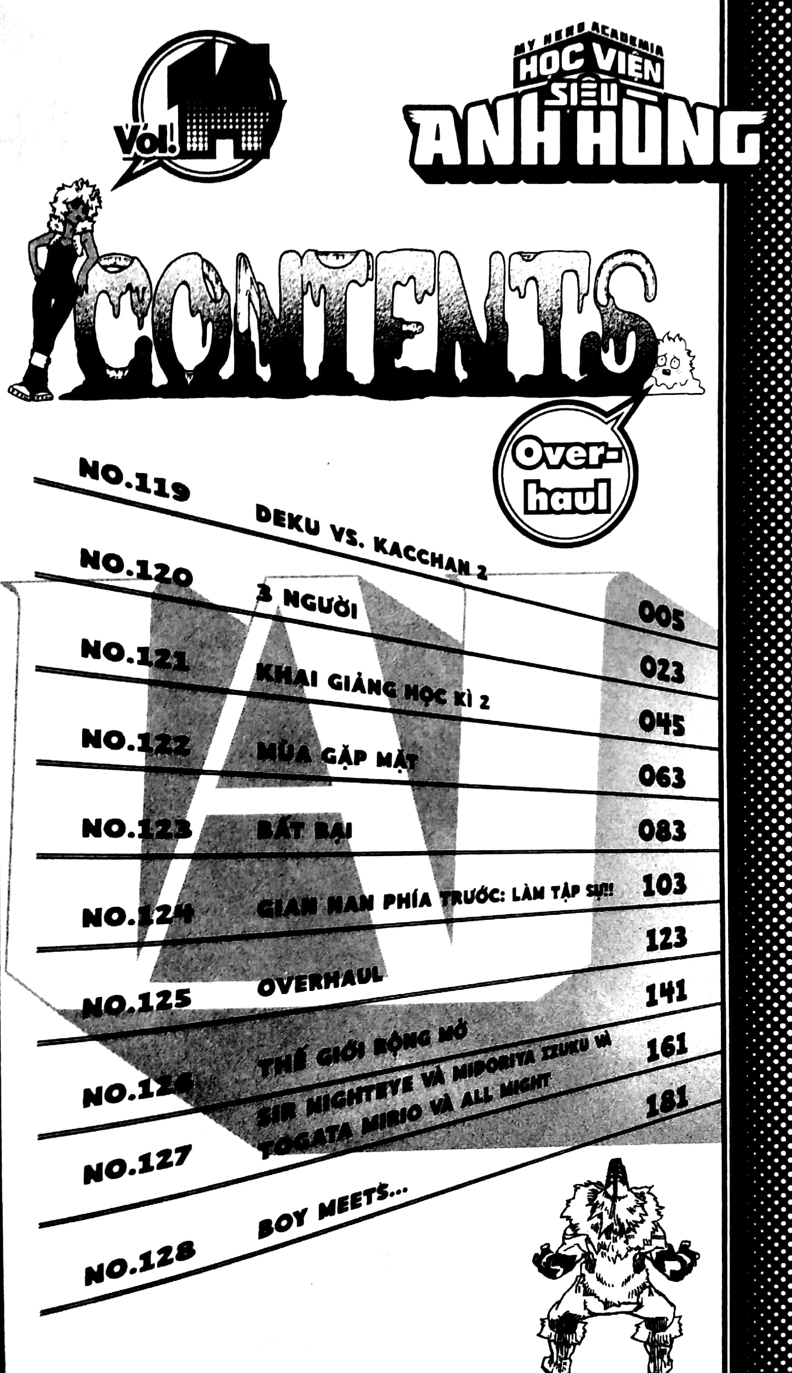 bộ my hero academia - học viện siêu anh hùng - tập 14 - overhaul (tái bản 2022) - Ảnh 5
