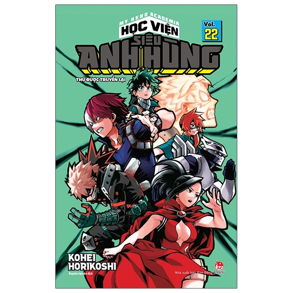 bộ my hero academia - học viện siêu anh hùng - tập 22 - thứ được truyền lại (tái bản 2022)