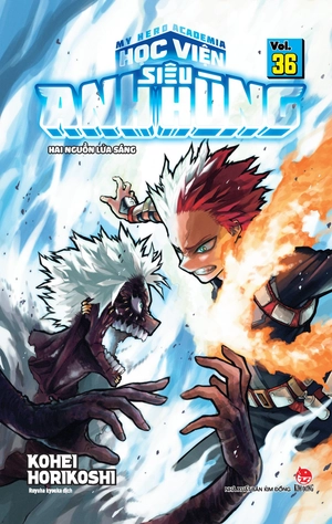 bộ my hero academia - học viện siêu anh hùng - tập 36 - hai nguồn lửa sáng - tặng kèm bookmark - Ảnh 3