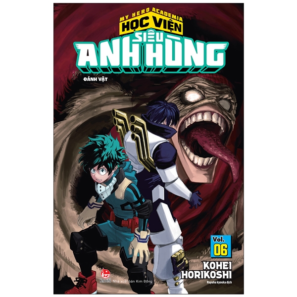 bộ my hero academia - học viện siêu anh hùng - tập 6 - đánh vật (tái bản 2022)