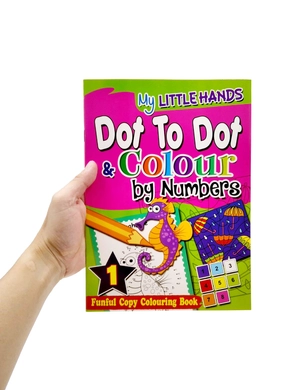 bộ my little hands: dot to dot & colour by numbers book 1 - Ảnh 7