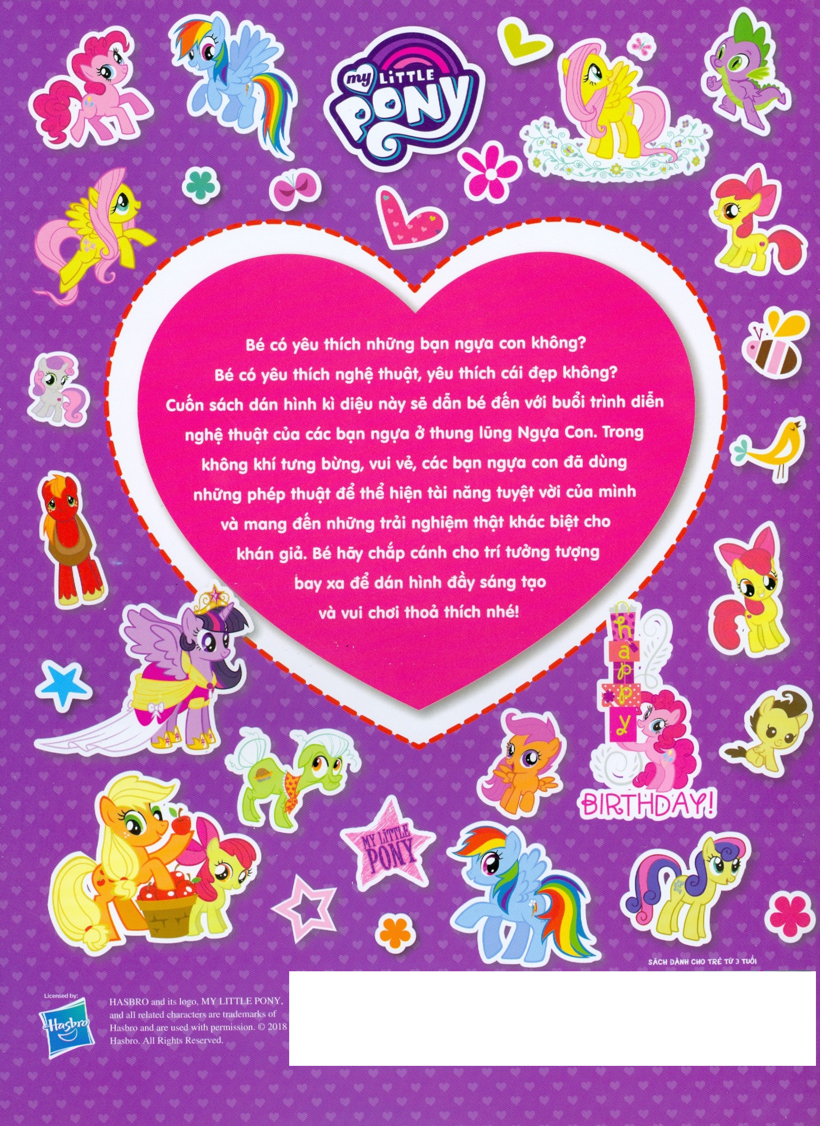 Bộ My Little Pony - Bộ Sưu Tập Đề Can Lấp Lánh - Tập 1 (Tái Bản 2025) - Ảnh 7