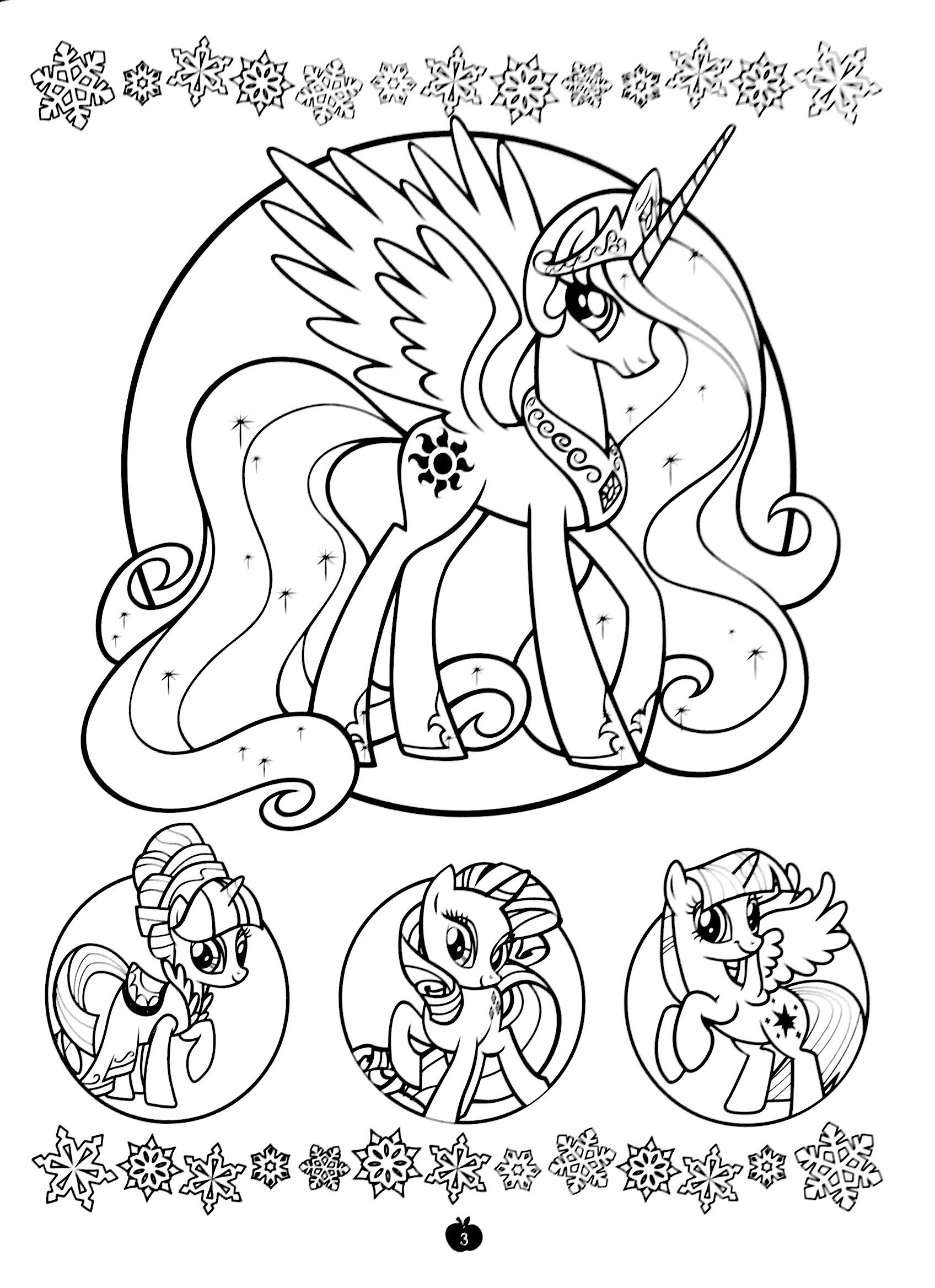 bộ my little pony - jumbo tô màu và các trò chơi 3 - Ảnh 4