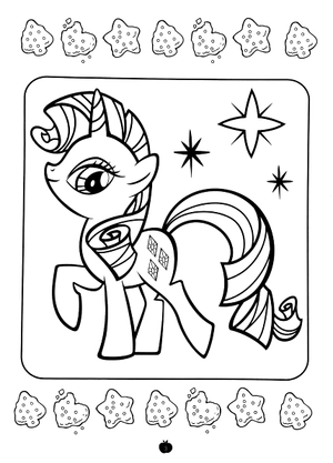 bộ my little pony - jumbo tô màu và các trò chơi - tập 2 - Ảnh 4