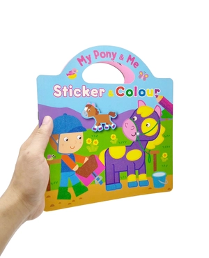bộ my pony & me sticker & colour 3 - Ảnh 2