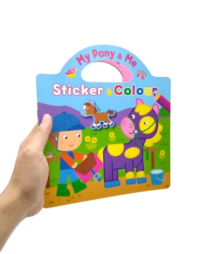 bộ my pony & me sticker & colour 3 - Ảnh 8