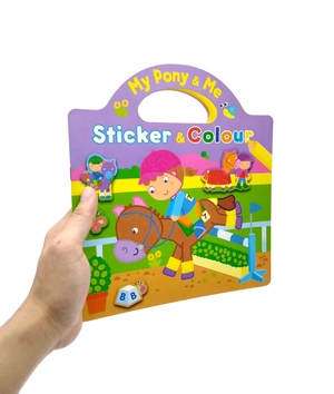 bộ my pony & me sticker & colour 4 - Ảnh 8