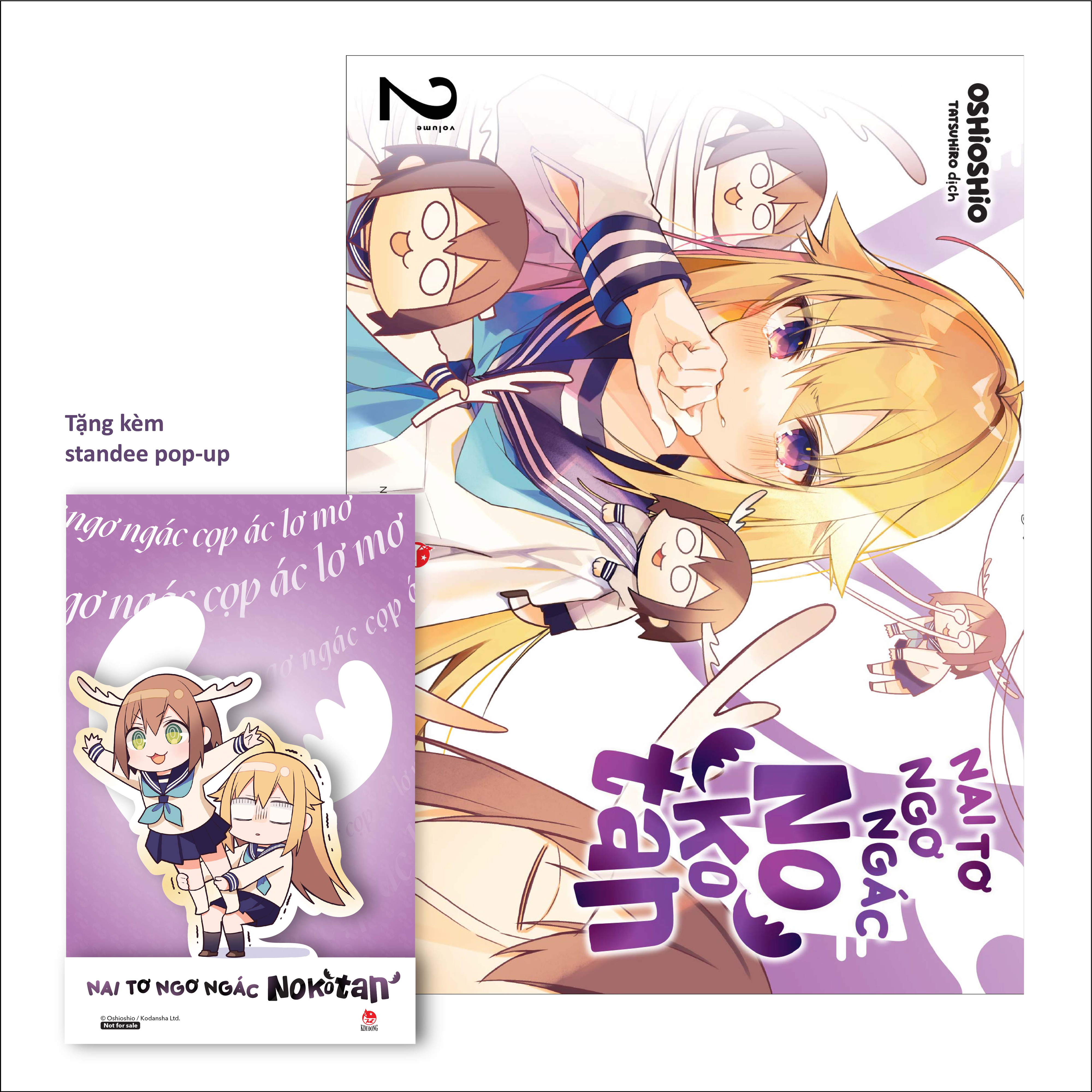 Bộ Nai Tơ Ngơ Ngác Nokotan - Tập 2 - Tặng Kèm Standee Pop-Up - Ảnh 2