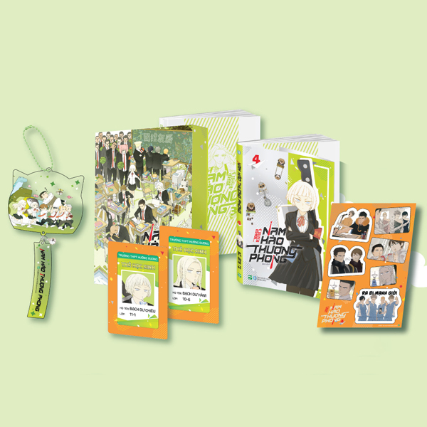 Bo
						
										
										Nam Hao Thuong Phong - Tap 4 - Ban Suu Tam - Tang Kem 1 Box Nam Cham + 1 Chuong Gio Acrylic + 1 Set Sticker + 2 The Hoc Sinh Dung Trong Bao