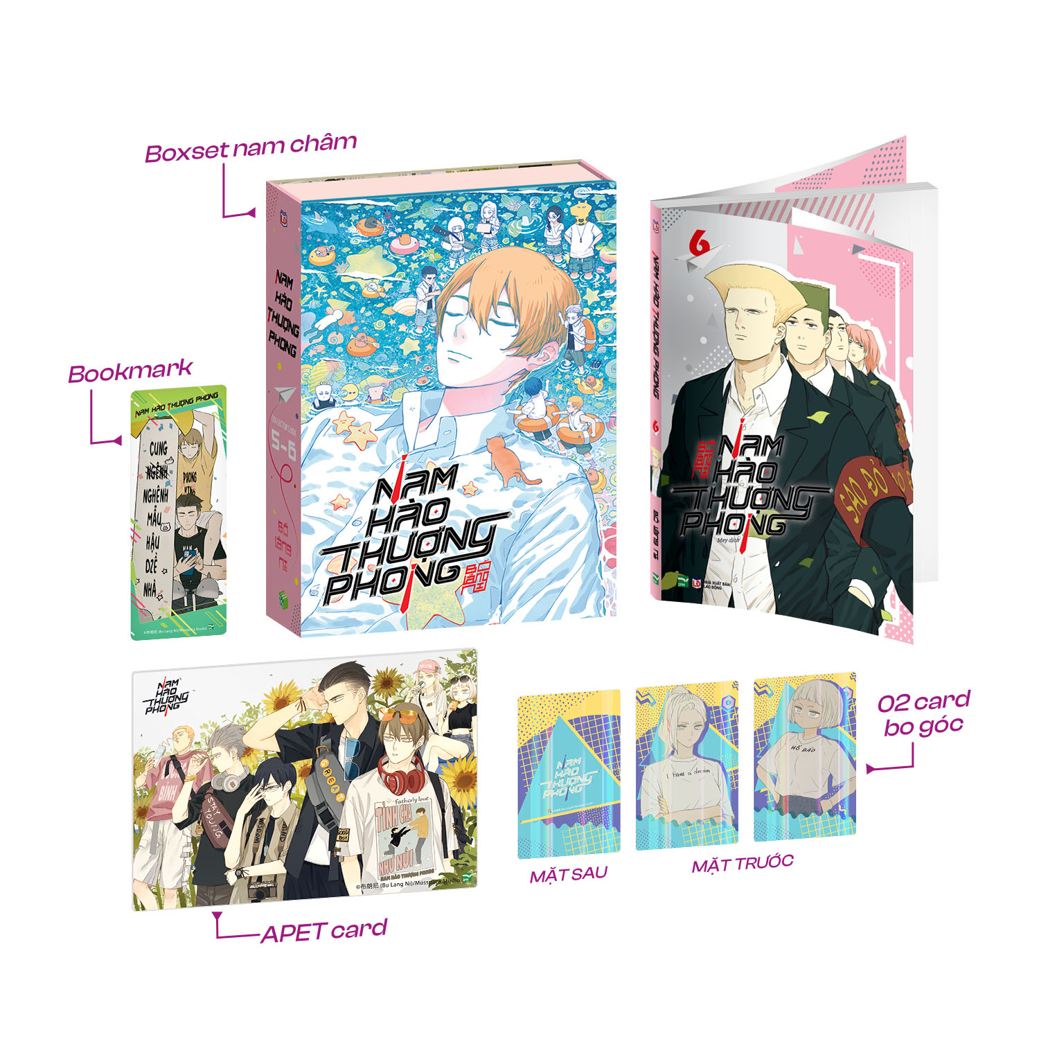 Bộ Nam Hào Thượng Phong - Tập 6 - Bản Sưu Tầm - Tặng Kèm 1 Boxset Nam Châm + 2 Card Bo Góc + 1 Bookmark + 1 APET Card - Ảnh 2