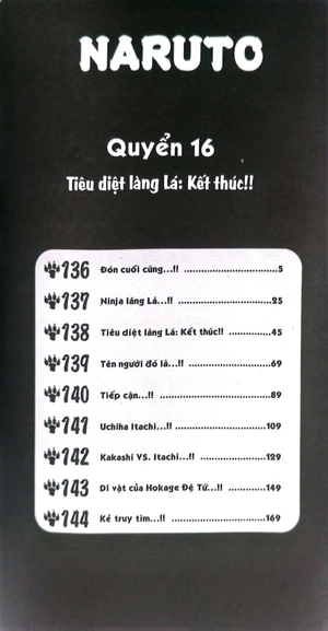 bộ naruto - tập 16 - tiêu diệt làng lá - kết thúc!! (tái bản 2022) - Ảnh 3