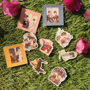bộ nghe nói tôi rất nghèo - tập 3 - bản đặc biệt - tặng kèm bookmark bo viền + ticket cán nhũ + set sticker + standee chibi - Ảnh 7