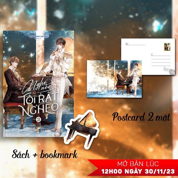 bộ nghe nói tôi rất nghèo - tập 3 - tặng kèm bookmark bo viền + postcard 2 mặt