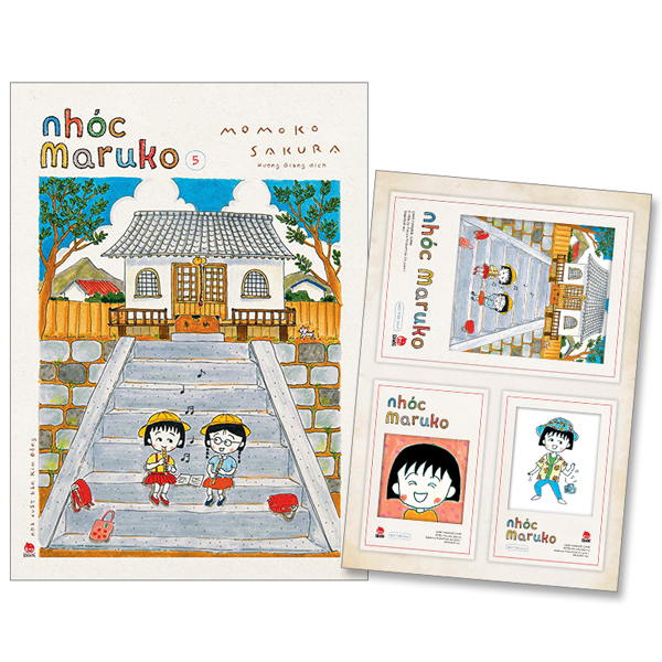 bộ nhóc maruko - tập 5 - tặng kèm set card polaroid