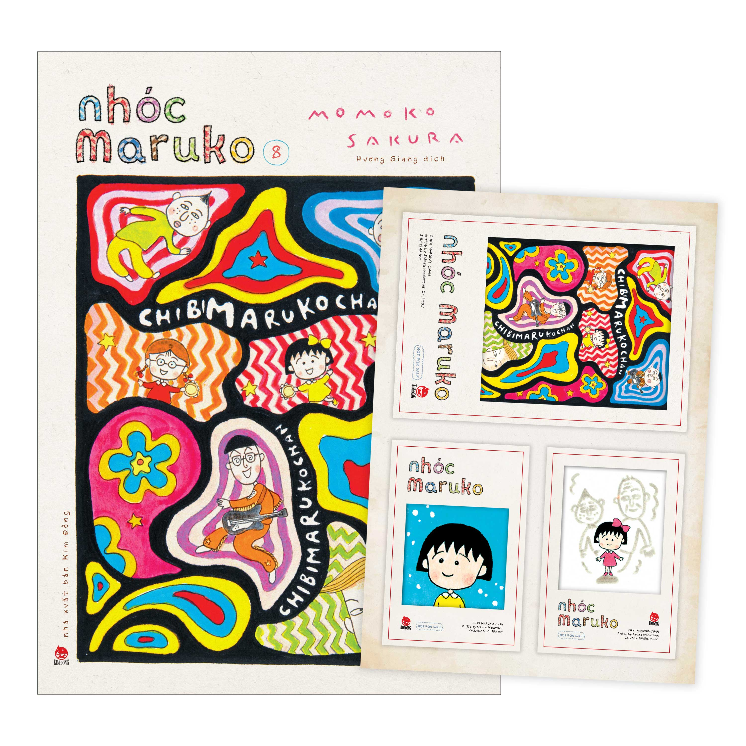 bộ nhóc maruko - tập 8 - tặng kèm set card polaroid - Ảnh 2
