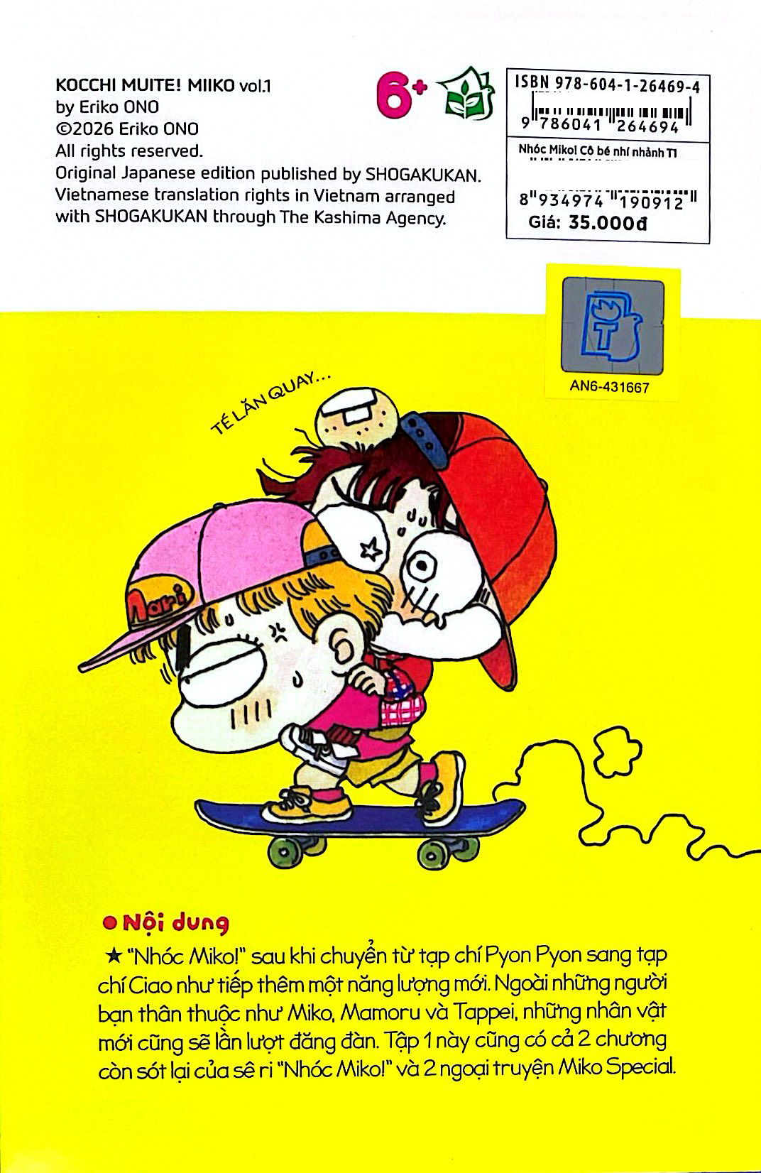 Bộ Nhóc Miko! Cô Bé Nhí Nhảnh - Tập 1 (Tái Bản 2026) - Tặng Kèm 2 Postcard - Ảnh 9