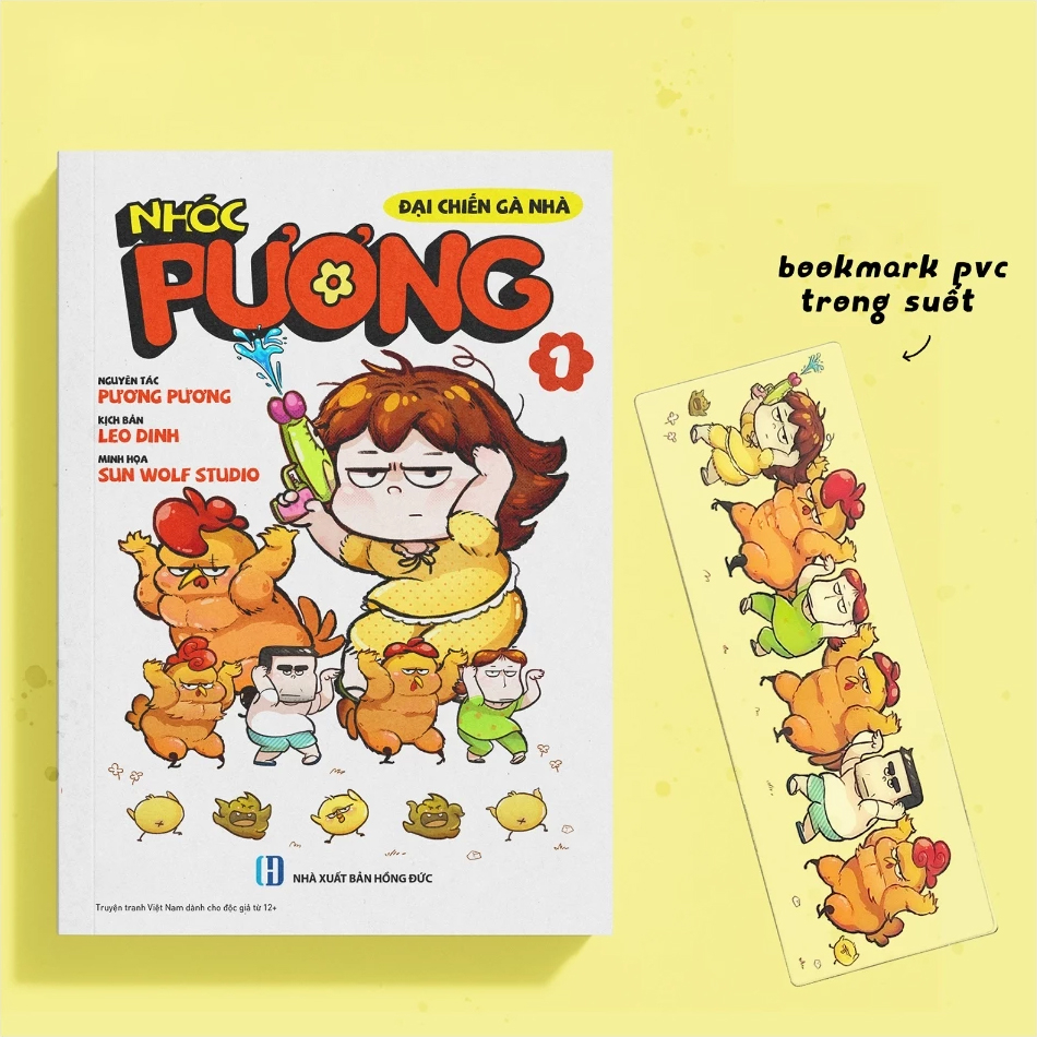 Bộ Nhóc Pương - Tập 1 - Đại Chiến Gà Nhà - Bản Đặc Biệt - Tặng Kèm Bookmark PVC Trong Suốt + Cặp Móc Khóa Độc Đáo - Ảnh 4