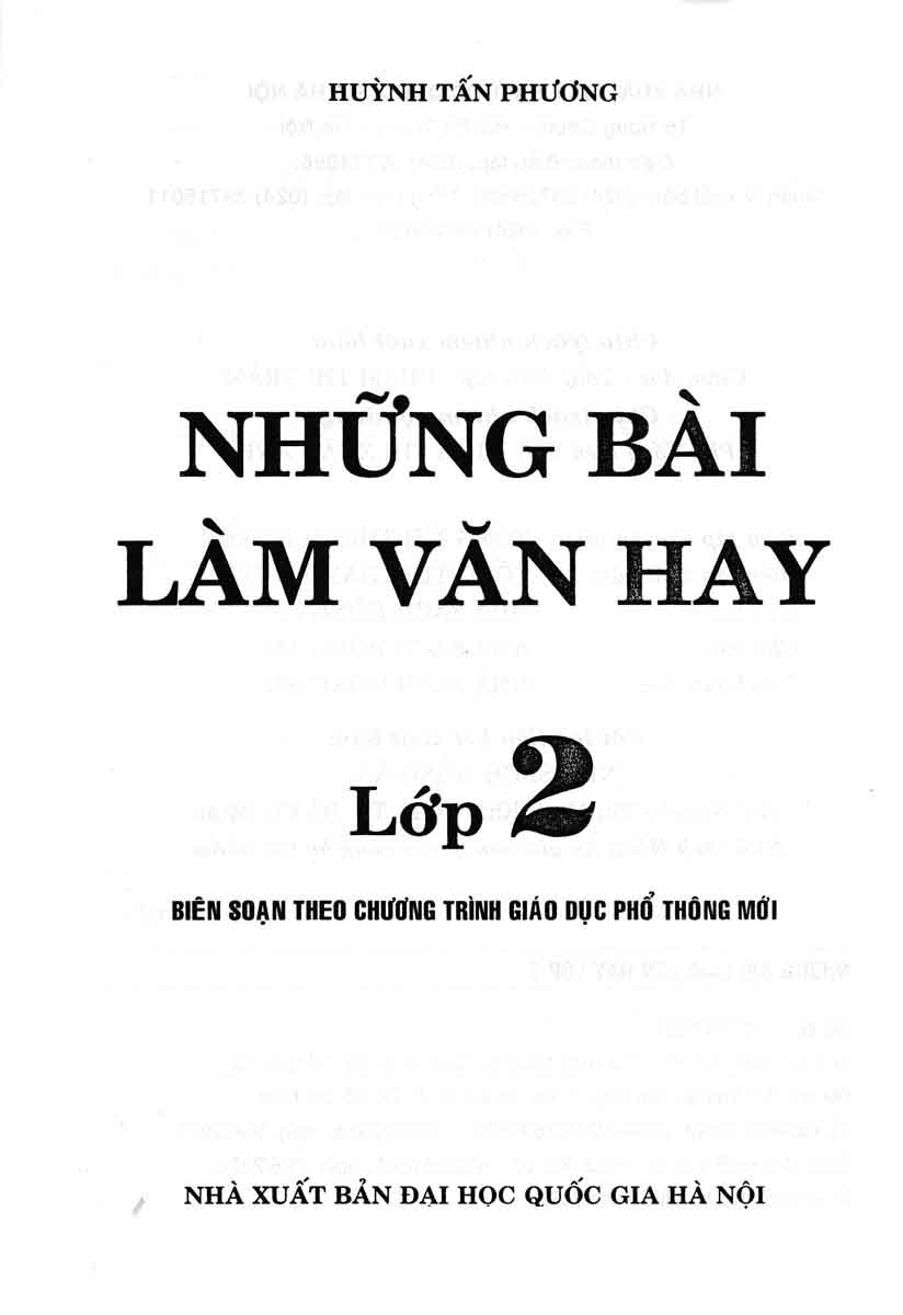 Bo
						
										
										Nhung Bai Lam Van Hay 2 (Bien Soan Theo Chuong Trinh Giao Duc Pho Thong Moi) - Ảnh 3