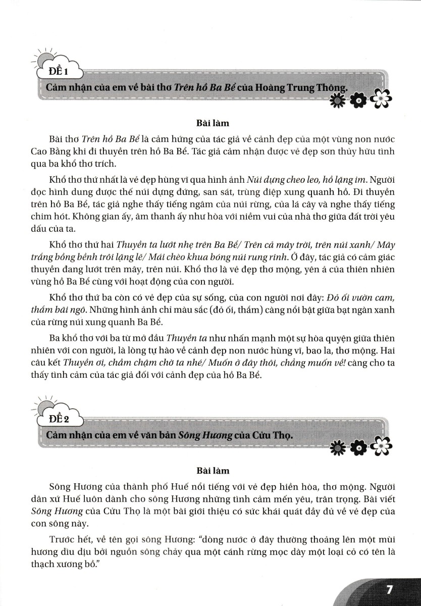Bộ Những Bài Làm Văn Mẫu 3 - Tập 2 (Cánh Diều) - Ảnh 7