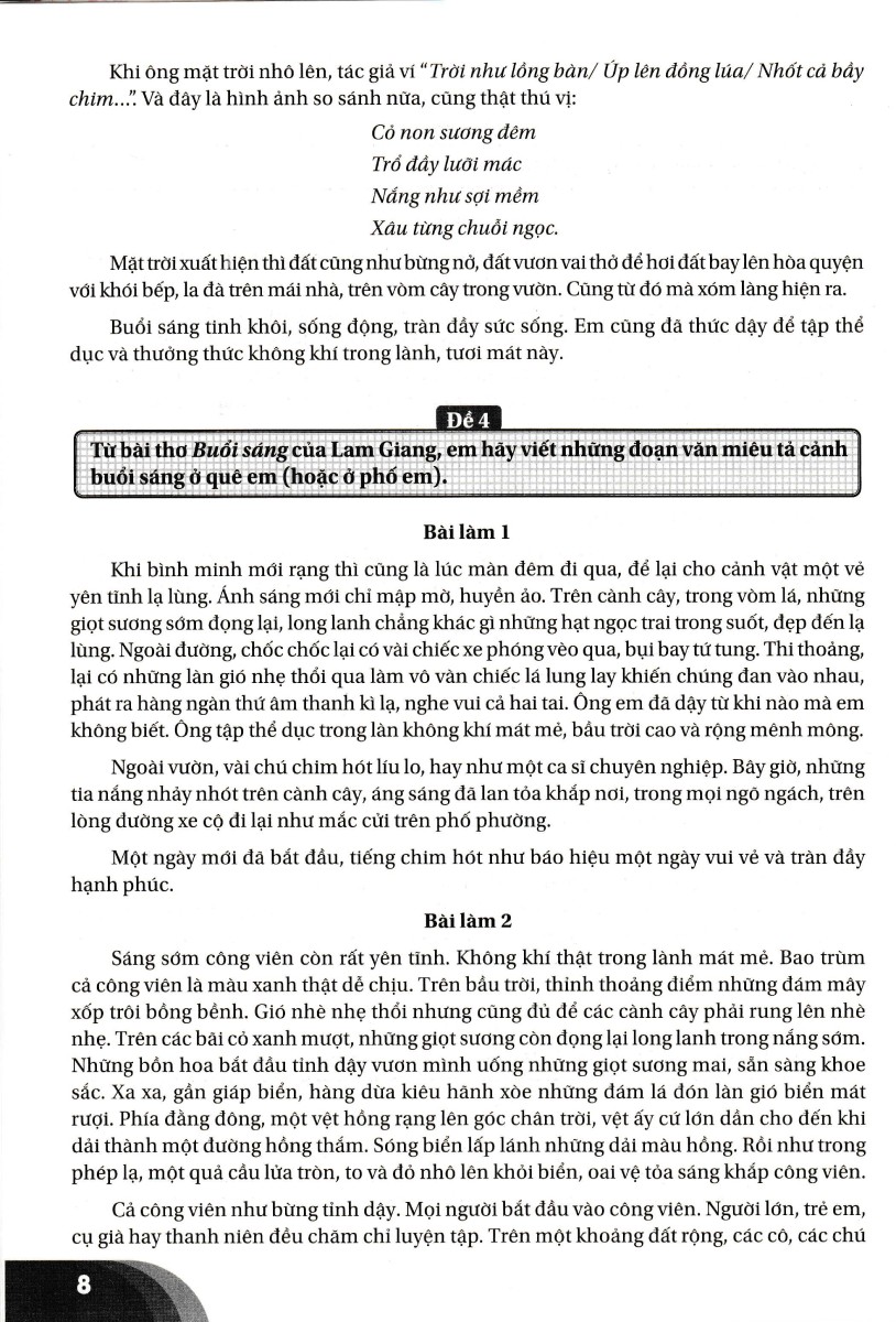 Bộ Những Bài Làm Văn Mẫu 3 - Tập 2 (Kết Nối) - Ảnh 8