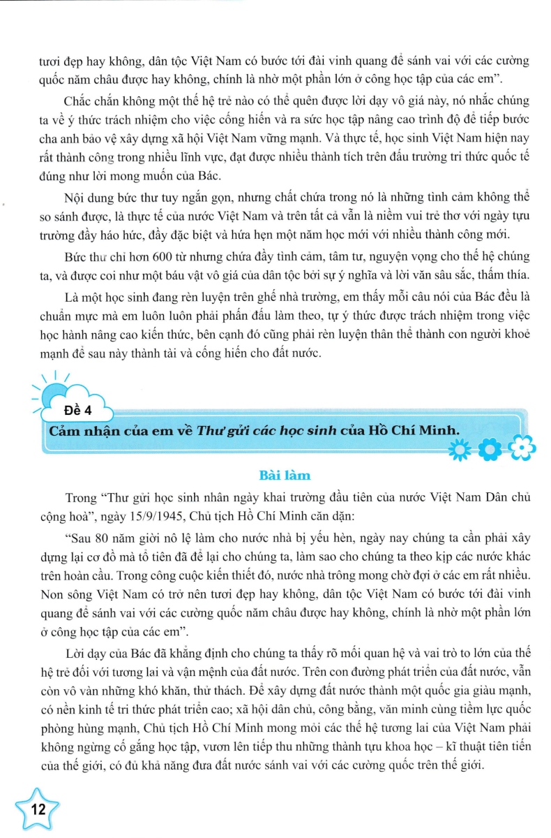 Bộ Những Bài Làm Văn Mẫu 5 - Tập 1 (Cánh Diều) - Ảnh 9