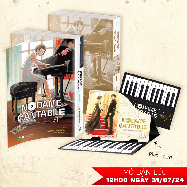 Bo
Nodame Cantabile - Khuc Ngau Hung Cua Nodame - New Edition - Tap 1 - Ban Dac Biet - Tang Kem 1 Piano Card
